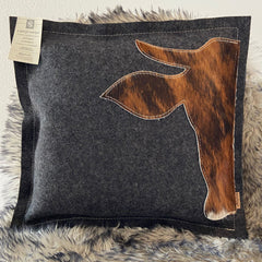 Kuhfell Kissen " Franzl " 35 x 35 cm, Dekokissen