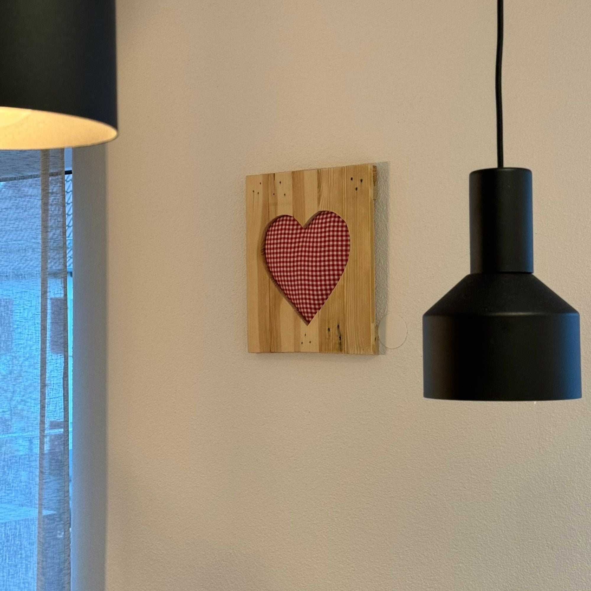 Holz Wandbild - Herzerl