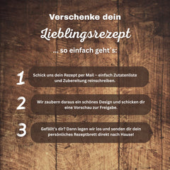 Rezeptbrett - Dein Wunschrezept